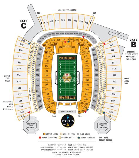There are a total of 36 rows of <b>seating</b> in Section 513, running from row A (closest) to row LL (furthest). . Heinz field seat views